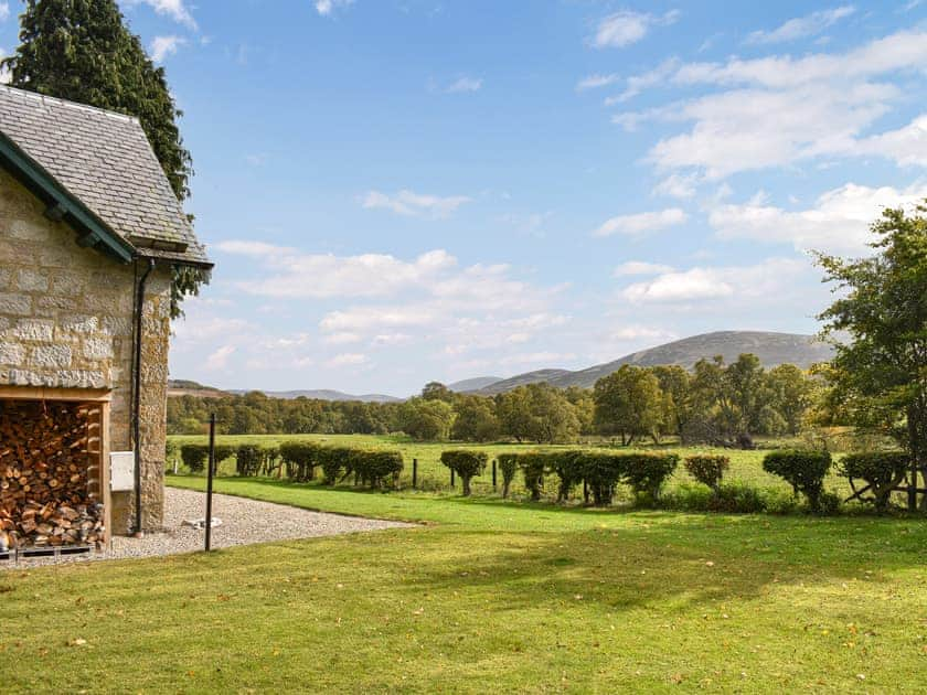 Patio | Gleneffock Farmhouse, Glenesk, near Brechin