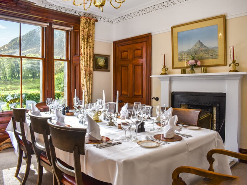 Dining room | Gleneffock Farmhouse, Glenesk, near Brechin