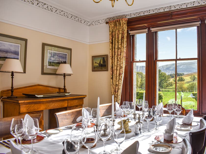 Dining room | Gleneffock Farmhouse, Glenesk, near Brechin