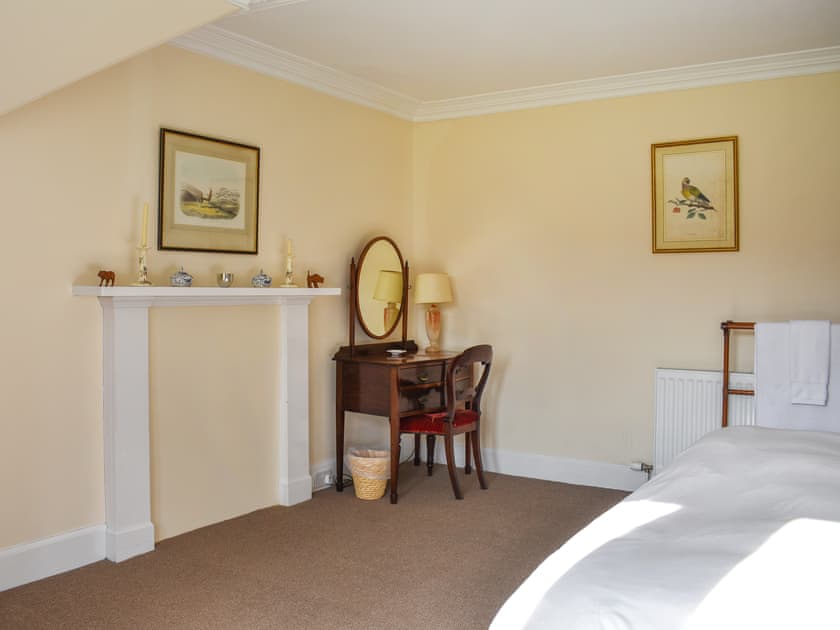 Double bedroom | Gleneffock Farmhouse, Glenesk, near Brechin