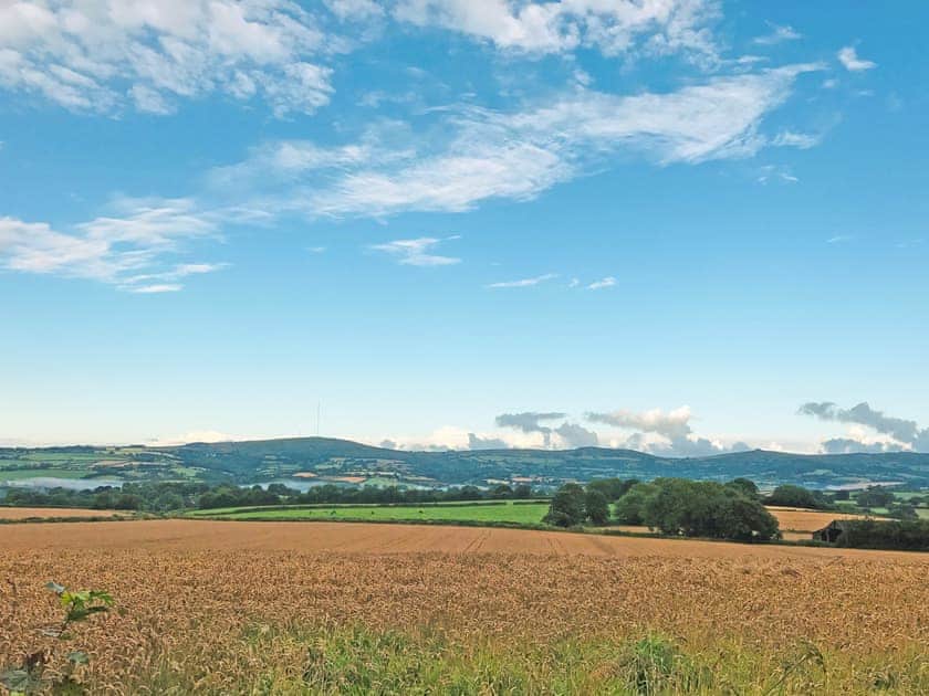 Fabulous countryside and moorland view | The Escape, South Hill, near Tamar Valley