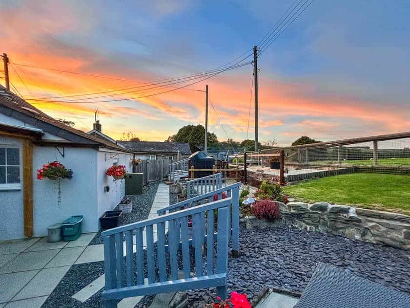 Patio | Y Bwthyn, Talgarreg, near New Quay