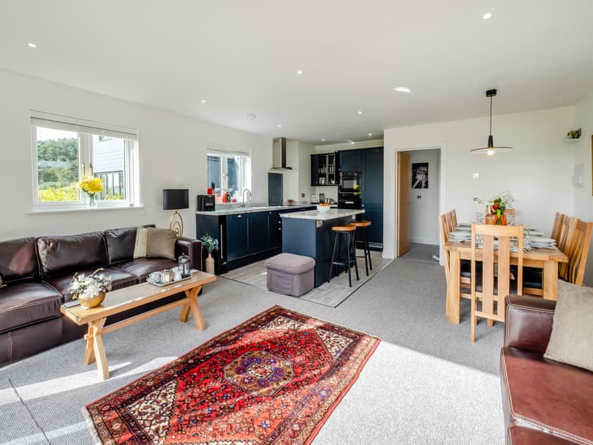 Open plan living space | Trafalgar - Fair Isle Holiday Cottages, Newport
