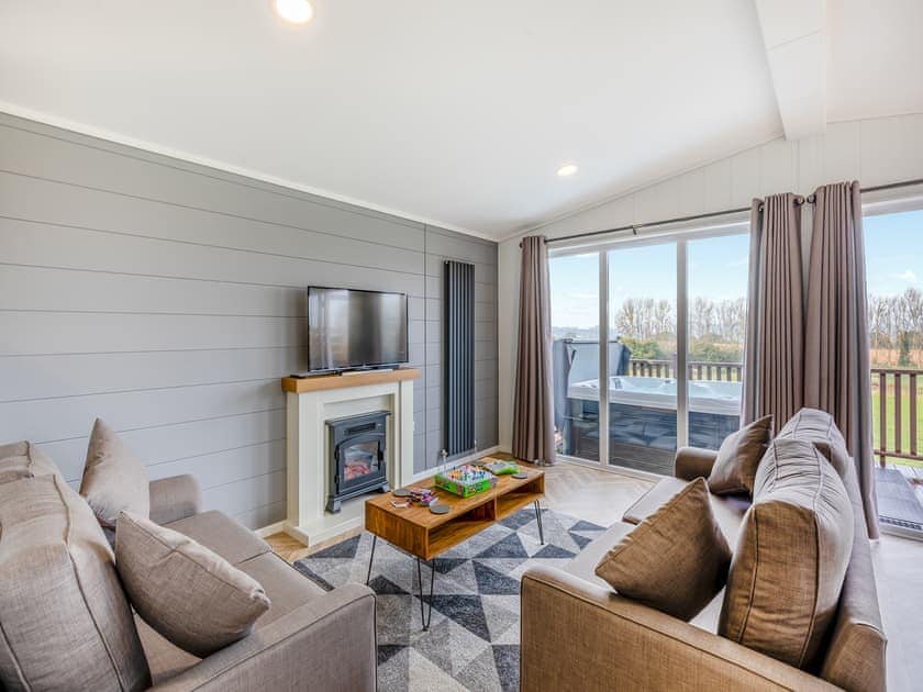 Living area | Billy Goat Lodge - Chadwick Bank Holiday Lodges, Chadwick, near Worcester