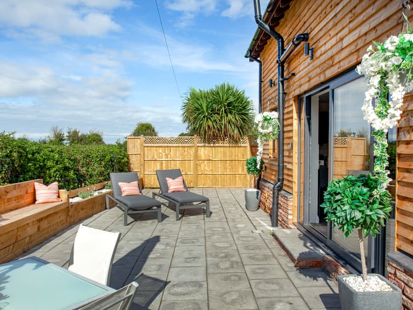 Outdoor area | Brook Cottage - Sunnyfield, Bilbrook, Minehead