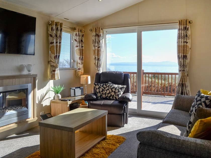 Living area | Morning Sunrise - Bonnie Escapes, Southerness