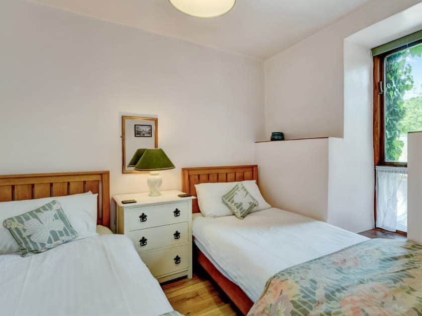 Twin bedroom | Withycombe - Duddings Country Cottages, Timberscombe, near Minehead