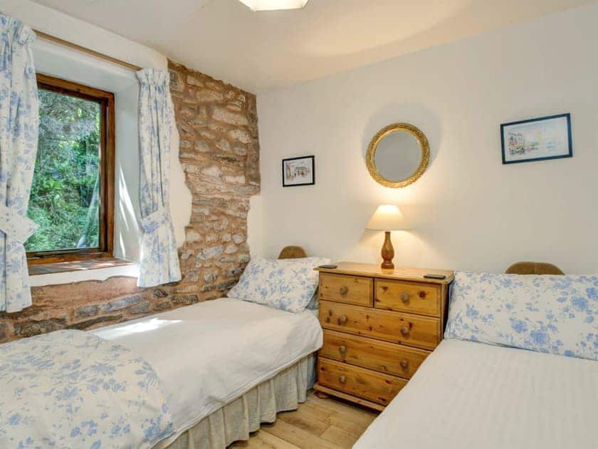 Twin bedroom | Withycombe - Duddings Country Cottages, Timberscombe, near Minehead