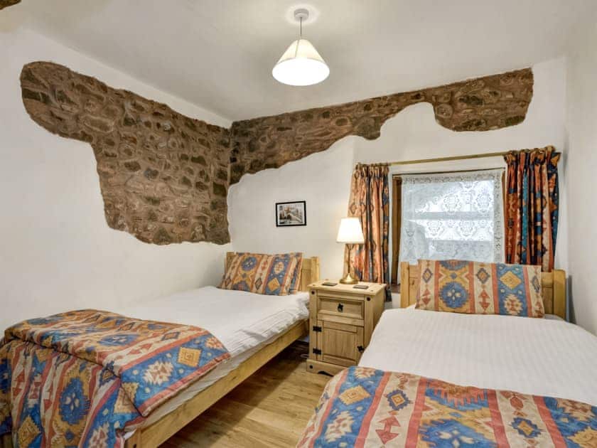 Twin bedroom | Luccombe - Duddings Country Cottages, Timberscombe, near Minehead