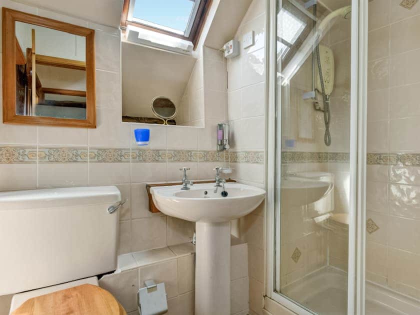 Shower room | Bossington - Duddings Country Cottages, Timberscombe, near Minehead
