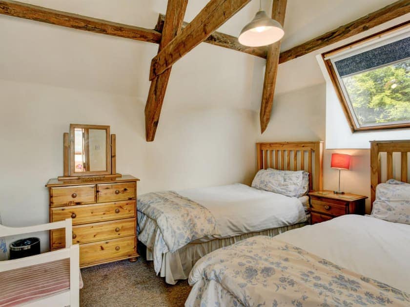 Twin bedroom | Allerford - Duddings Country Cottages, Timberscombe, near Minehead