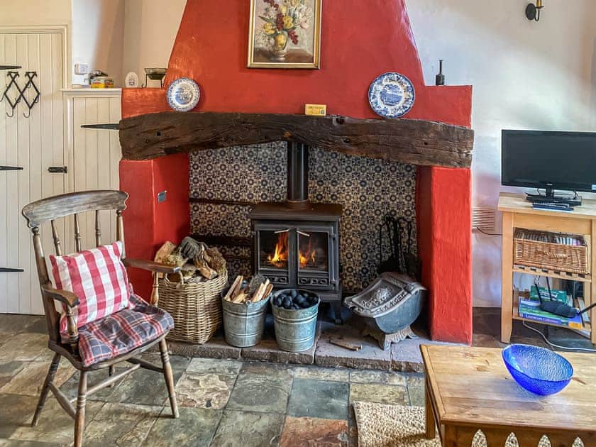 Warm and cosy living area | Birkerthwaite Stable - Birkerthwaite Cottages, Eskdale