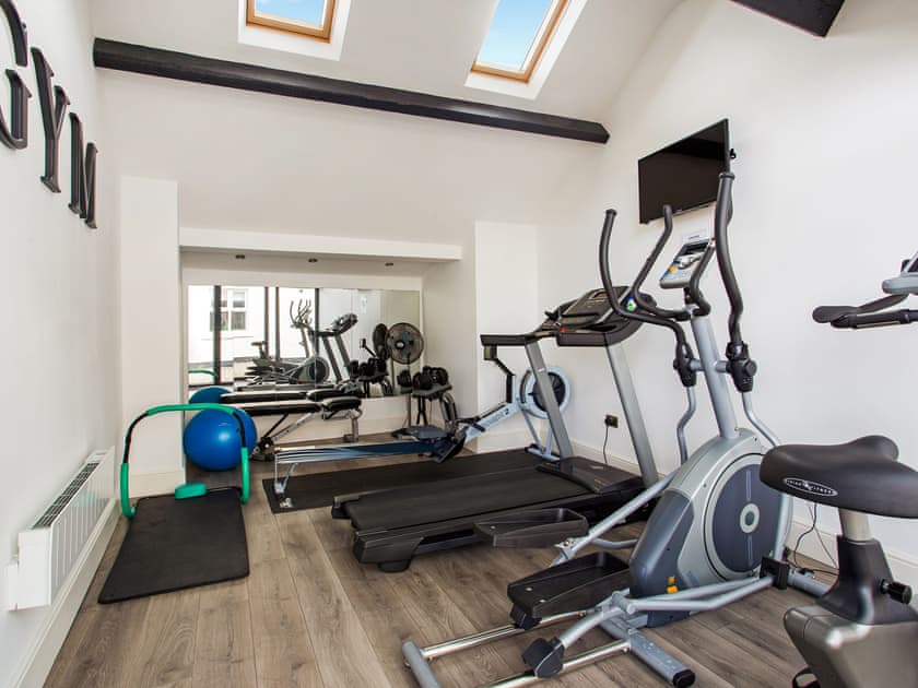 Gym | Donadea Cottage, Babell near Holywell