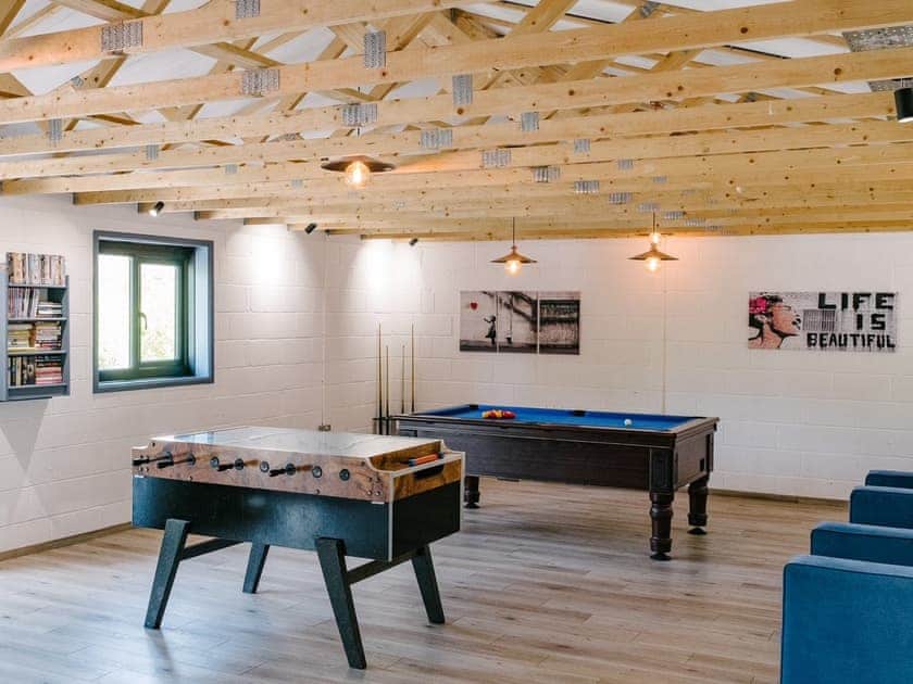 Games room | Stonehenge - Moorleaze, Witham Friary, Frome