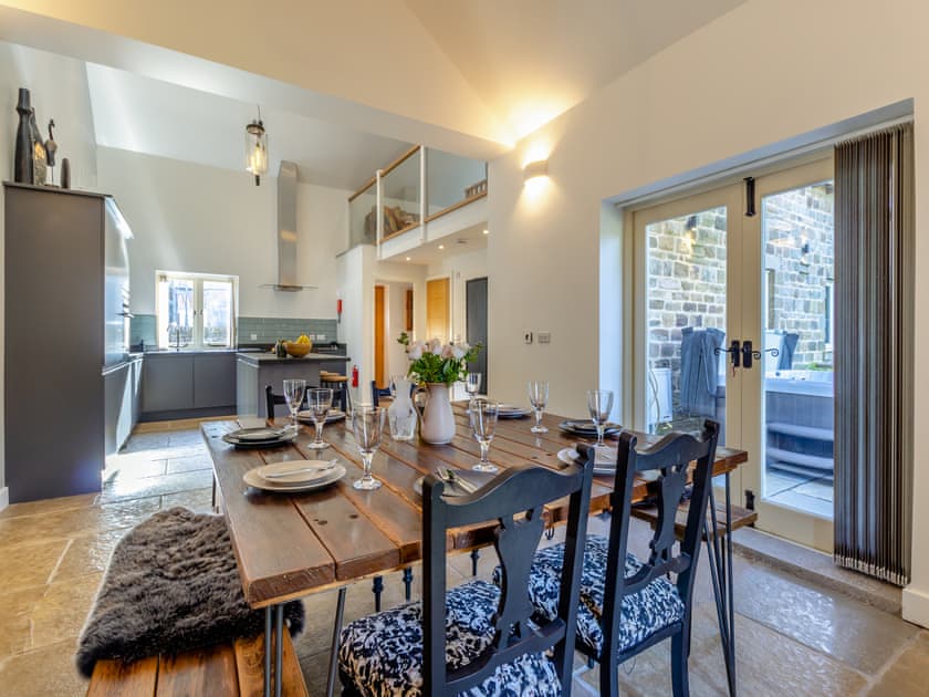 Dining Area | The Cow Shed - Shady Hall Farm, Sheffield