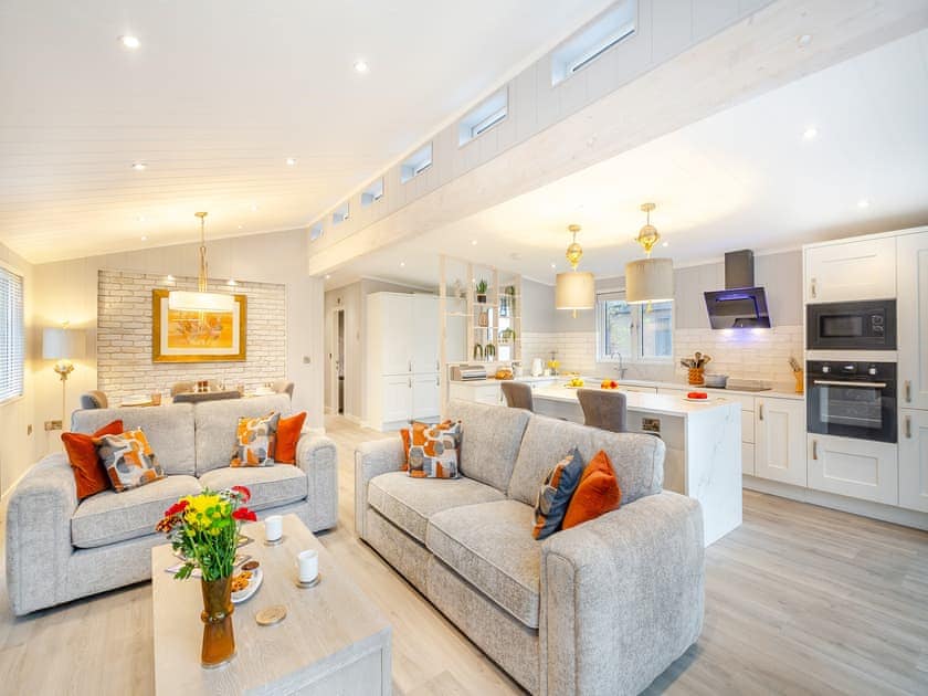 Open plan living space | 1 Sandbanks, Benllech