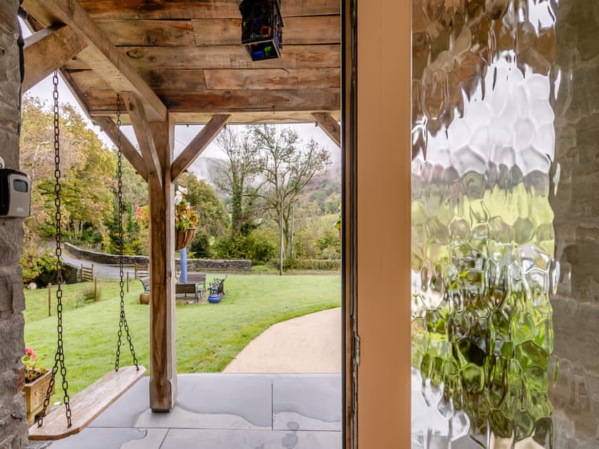 Patio | Ty-Olaf, LLanymawddwy, near Machynlleth