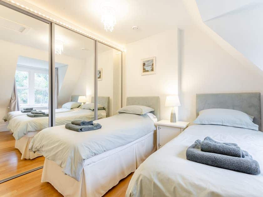 Twin bedroom | Garden Cottage - Achnashellach, Strathcarron