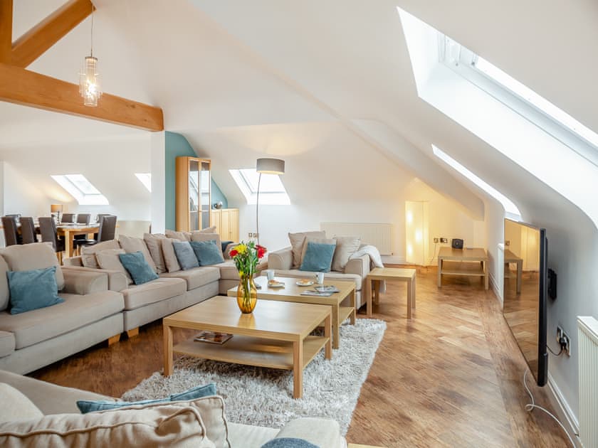 Open plan living space | The Penthouse, Morfa Nefyn
