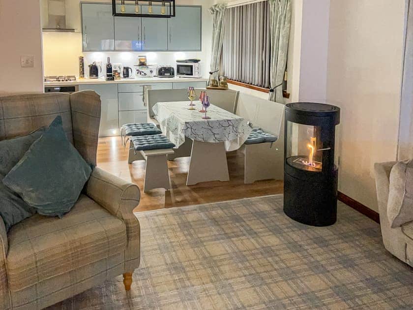 Kitchen/diner | Willow Lodge, Macduff, near Banff