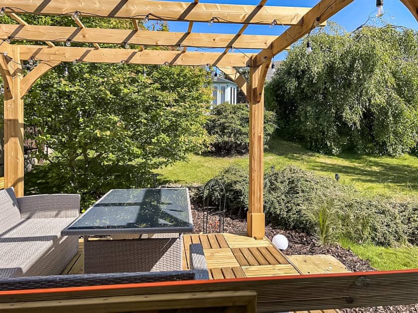 Sitting-out-area | Willow Lodge, Macduff, near Banff
