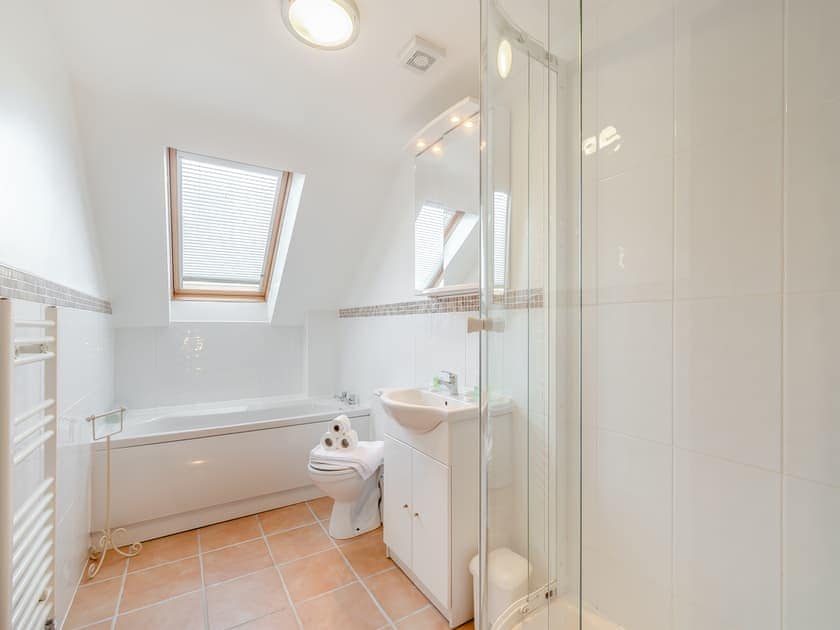 Bathroom | Brongwyn Cottages- Barley Cottage - Brongwyn Cottages, Penparc, near Cardigan