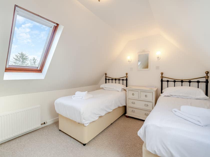 Twin bedroom | Brongwyn Cottages- Clover Cottage - Brongwyn Cottages, Penparc, near Cardigan