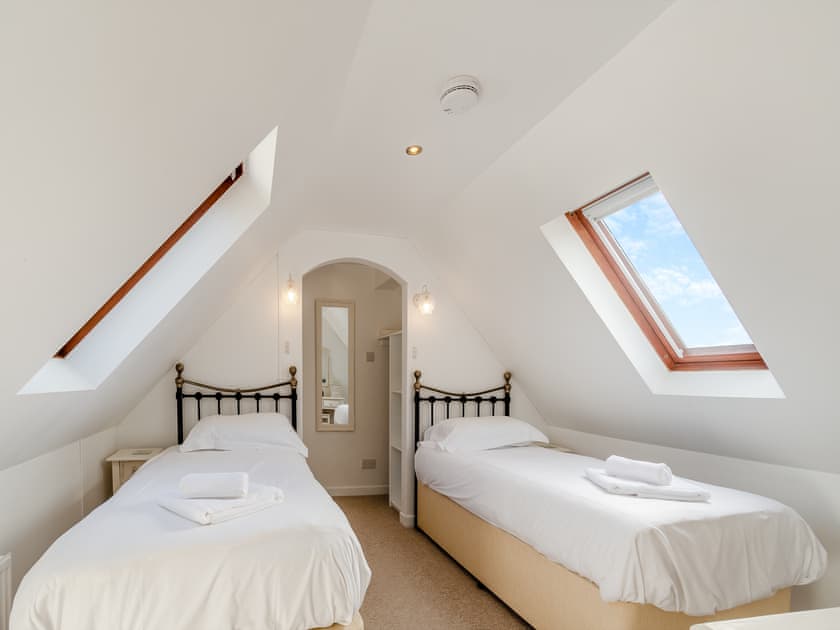 Twin bedroom | Brongwyn Cottages- Primrose Cottage - Brongwyn Cottages, Penparc, near Cardigan