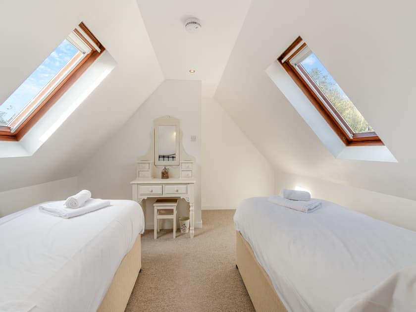 Twin bedroom | Brongwyn Cottages- Primrose Cottage - Brongwyn Cottages, Penparc, near Cardigan