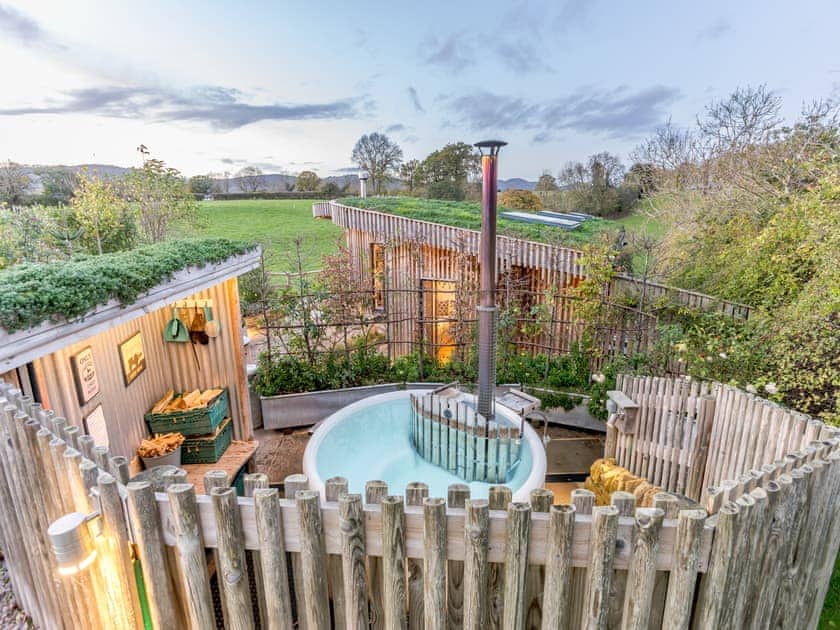 Hot tub | Malvern Hills Lodge, Malvern