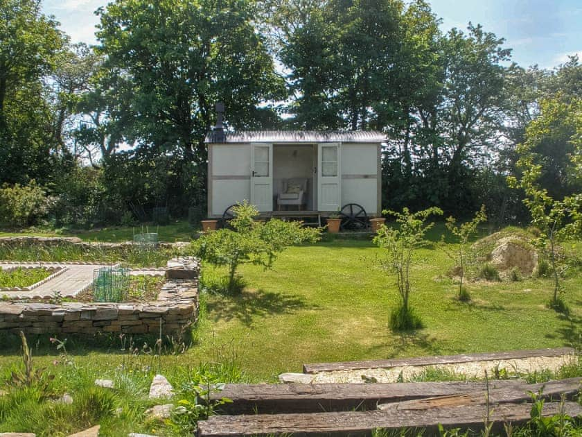 Outdoor area | Garden Studio, Little Polgooth, near St Austell