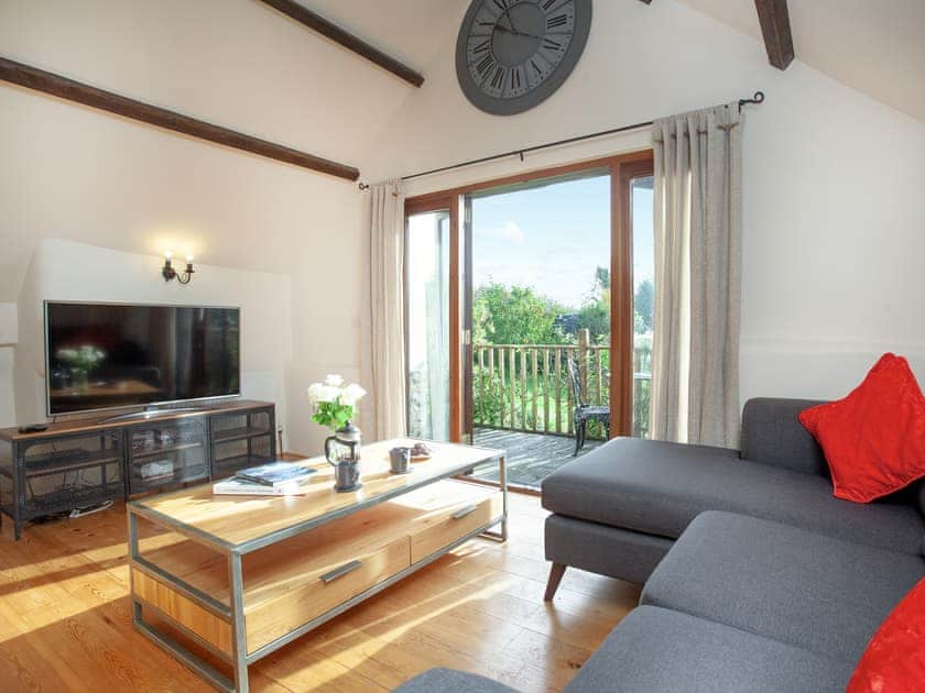 Living area | The Threshing Barn - Middle Corscombe, Sampford Courtenay, Okehampton