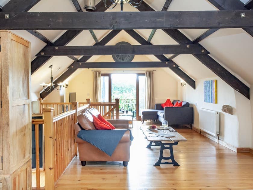 Living area | The Threshing Barn - Middle Corscombe, Sampford Courtenay, Okehampton