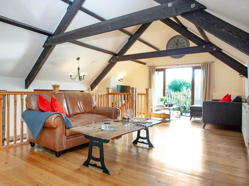 Living area | The Threshing Barn - Middle Corscombe, Sampford Courtenay, Okehampton