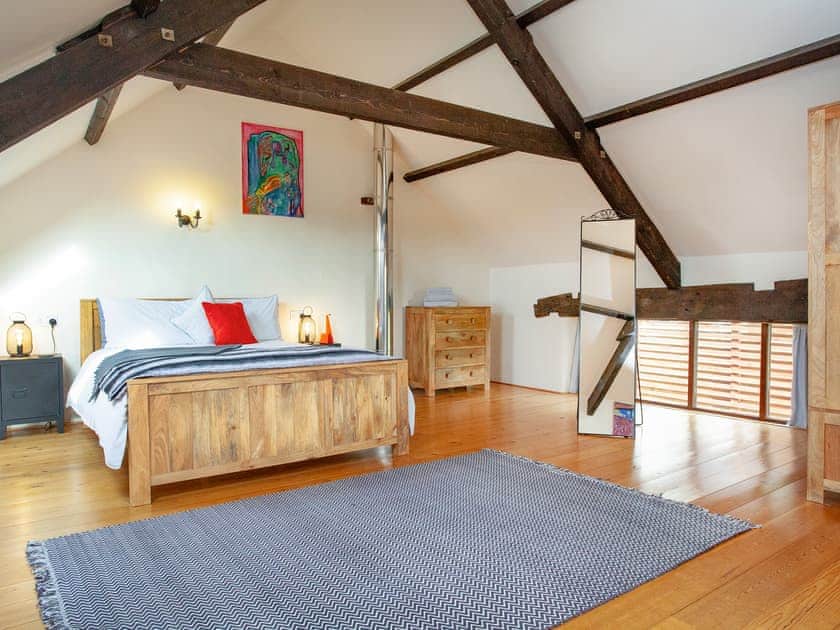 Double bedroom | The Threshing Barn - Middle Corscombe, Sampford Courtenay, Okehampton