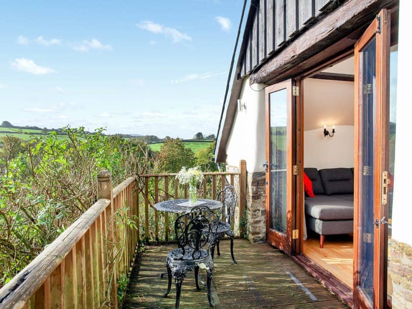 Balcony | The Threshing Barn - Middle Corscombe, Sampford Courtenay, Okehampton