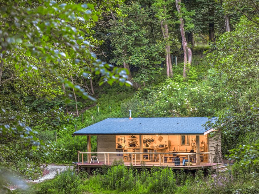 Treetop Cabin - Redwood Valley Cabins and Yurts, Presteigne