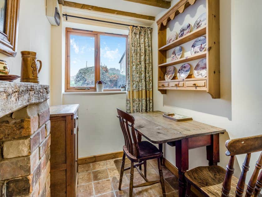 Dining Area | Shepherds Hut - Morrells Wood Farm, Leighton, near Shrewsbury