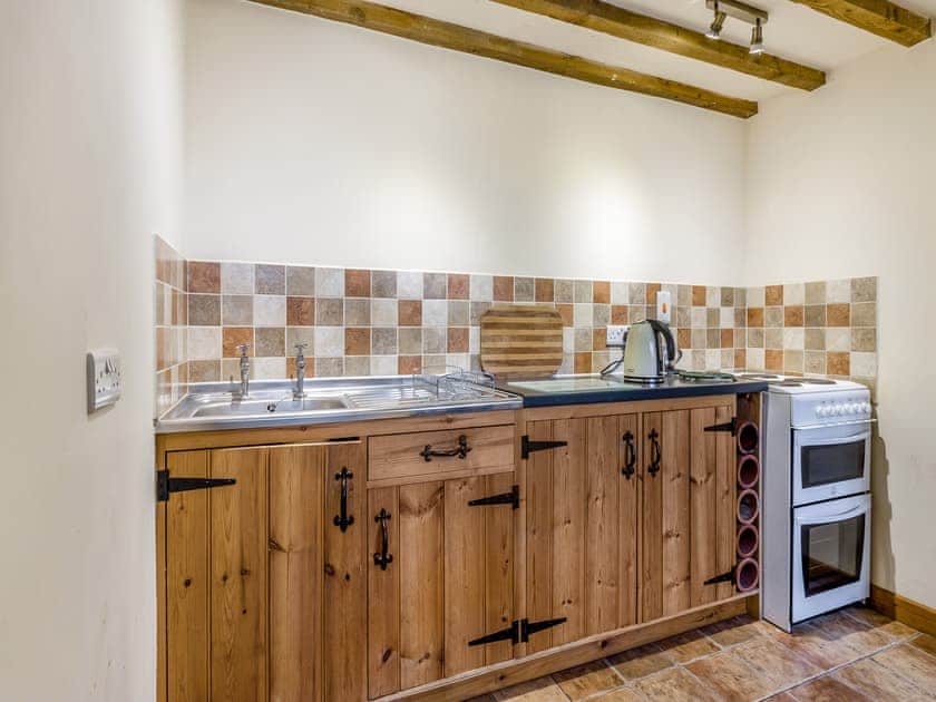 Kitchen | Shepherds Hut - Morrells Wood Farm, Leighton, near Shrewsbury