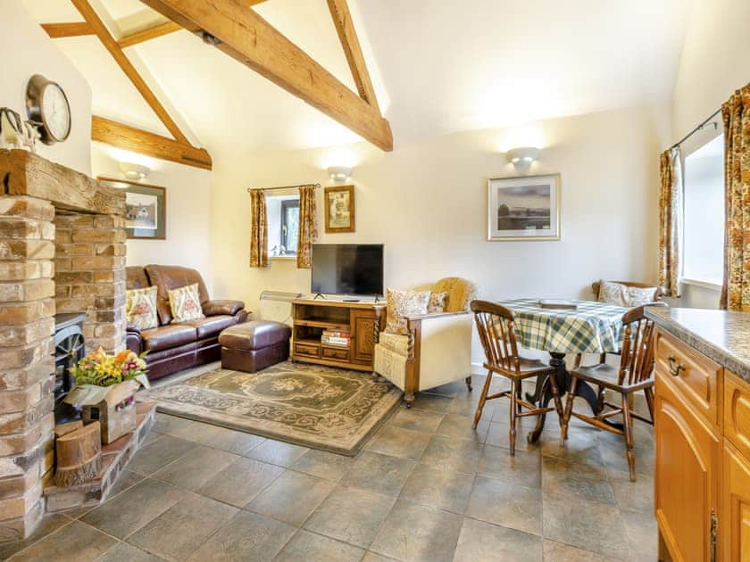 Living area | The Byre - Morrells Wood Farm, Leighton, near Shrewsbury