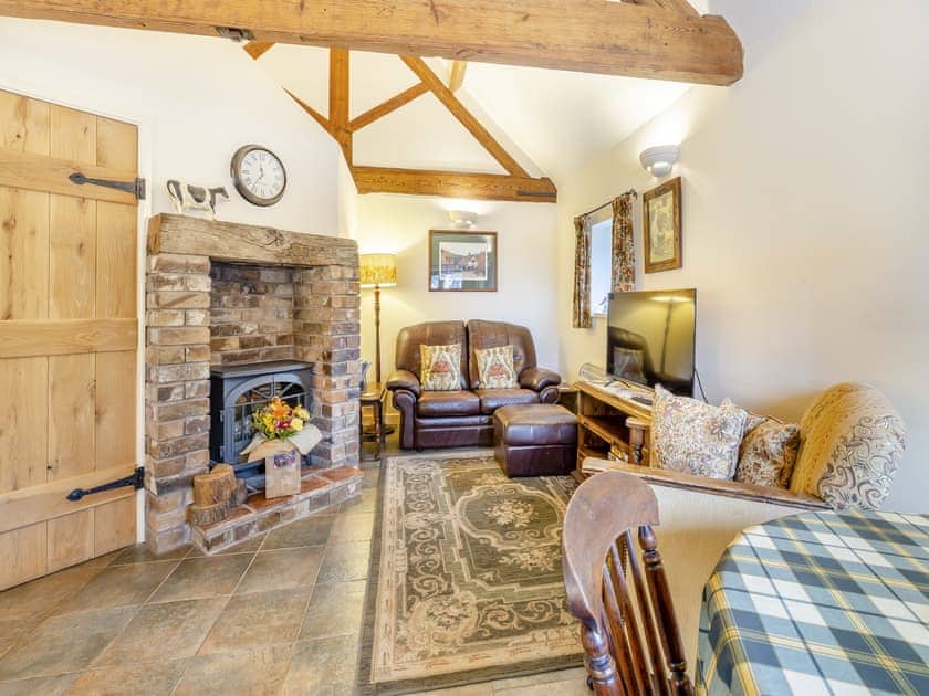 Living area | The Byre - Morrells Wood Farm, Leighton, near Shrewsbury