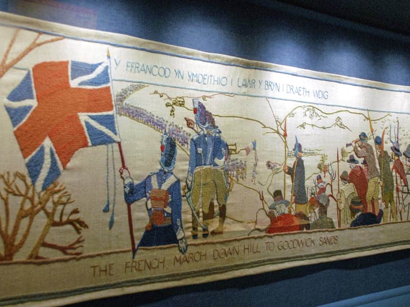Last Invasion Tapestry, Fishguard  | Aberfelin - Yr Hafan Holiday Cottages, Llanrhian, near Porthgain