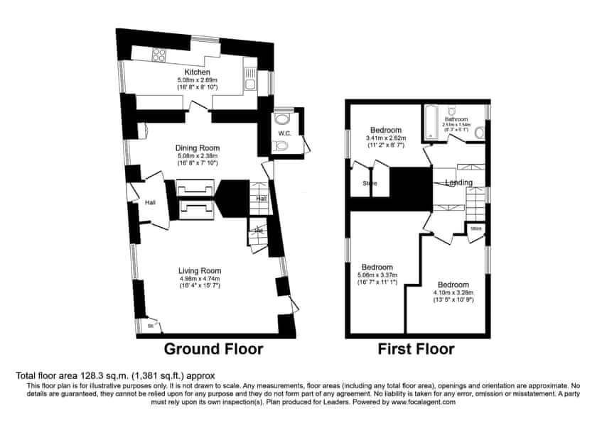 Floor plan | Ye Olde Cottage, Niton, near Ventnor