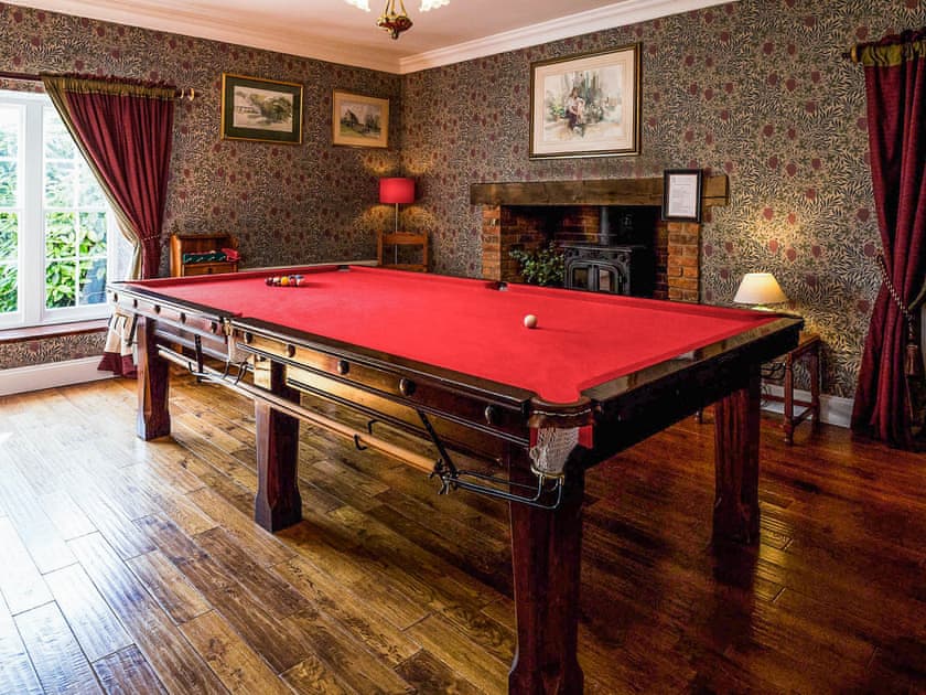 Snooker Room  | The Sedgeford Hall - Sedgeford Hall Estate , Sedgeford, near Hunstanton