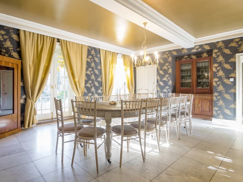 Elegant dining room | The Sedgeford Hall - Sedgeford Hall Estate , Sedgeford, near Hunstanton
