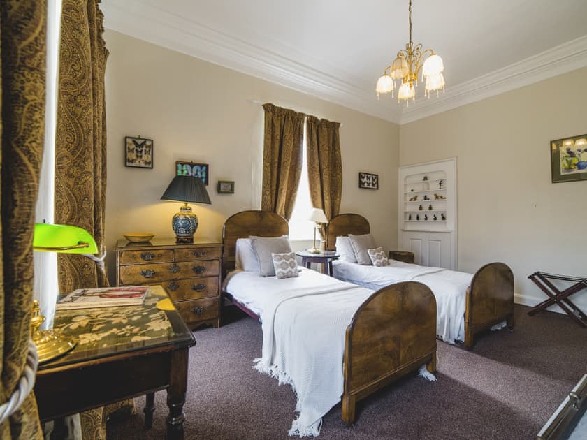 Characterful twin bedroom | The Sedgeford Hall - Sedgeford Hall Estate , Sedgeford, near Hunstanton
