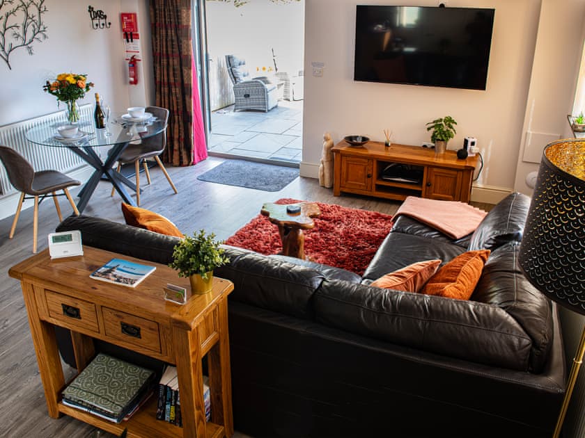 Comfy seating in living area | Little Willow - The Willows, Ruthvoes, near St Columb