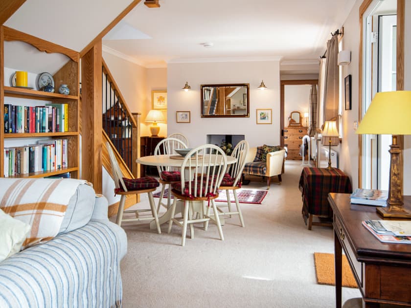 Open plan living space | White House - Culmaily Farm, Golspie
