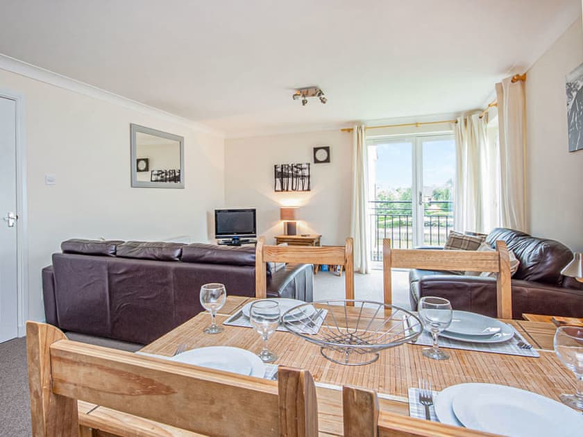 Open plan living space | Mont Blanc Apartment, Aviemore