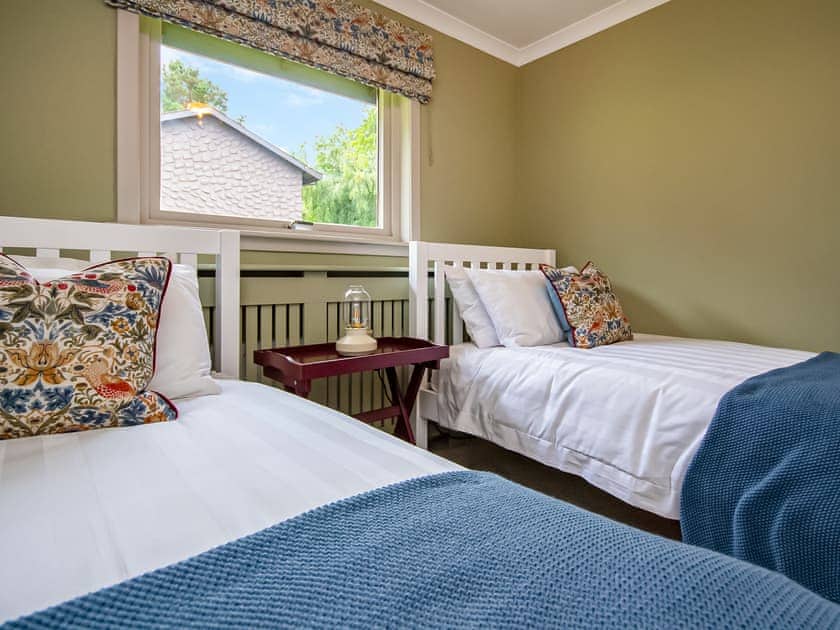 Twin bedroom | Rowan Lodge, Culbokie, near Dingwall